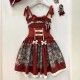Forest Fairy Tales Red Hood In Forest Sweater Skirt JSK and OP(Reservation/2 Colours/Full Payment Without Shipping)